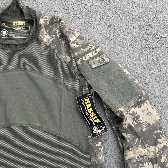 Massif US Military Army Combat Shirt Flame Res. Mens XL Camo Long Sleeve NWT - Picture 5 of 10